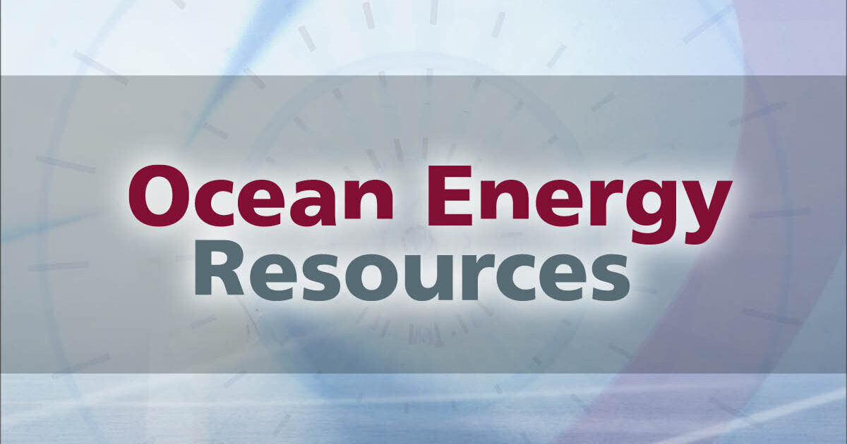 Category Waves Group Ocean Energy Resources