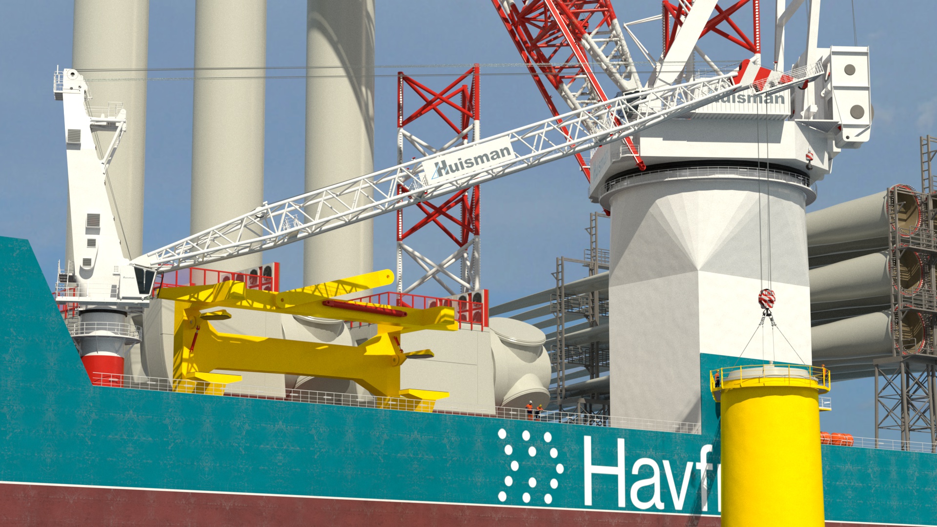 Huisman adds auxiliary crane packages to Havfram wind orders