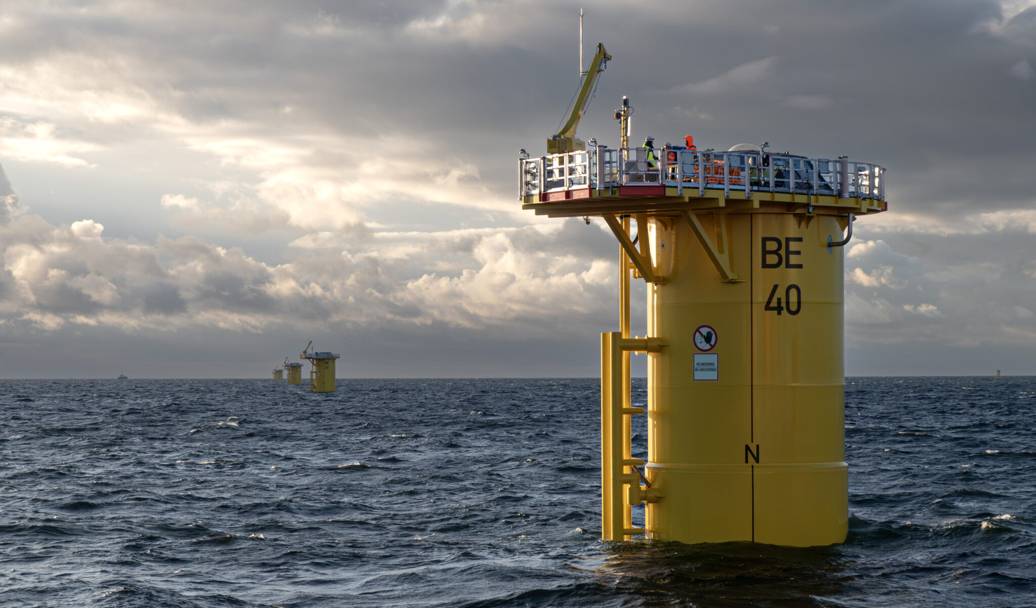 Inter Array Cable Rwe Project Van Oord completed foundation installation Baltic Eagle OWF - Ocean ...