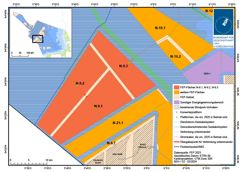 German maritime agency confirms 5.5 GW North Sea wind zones