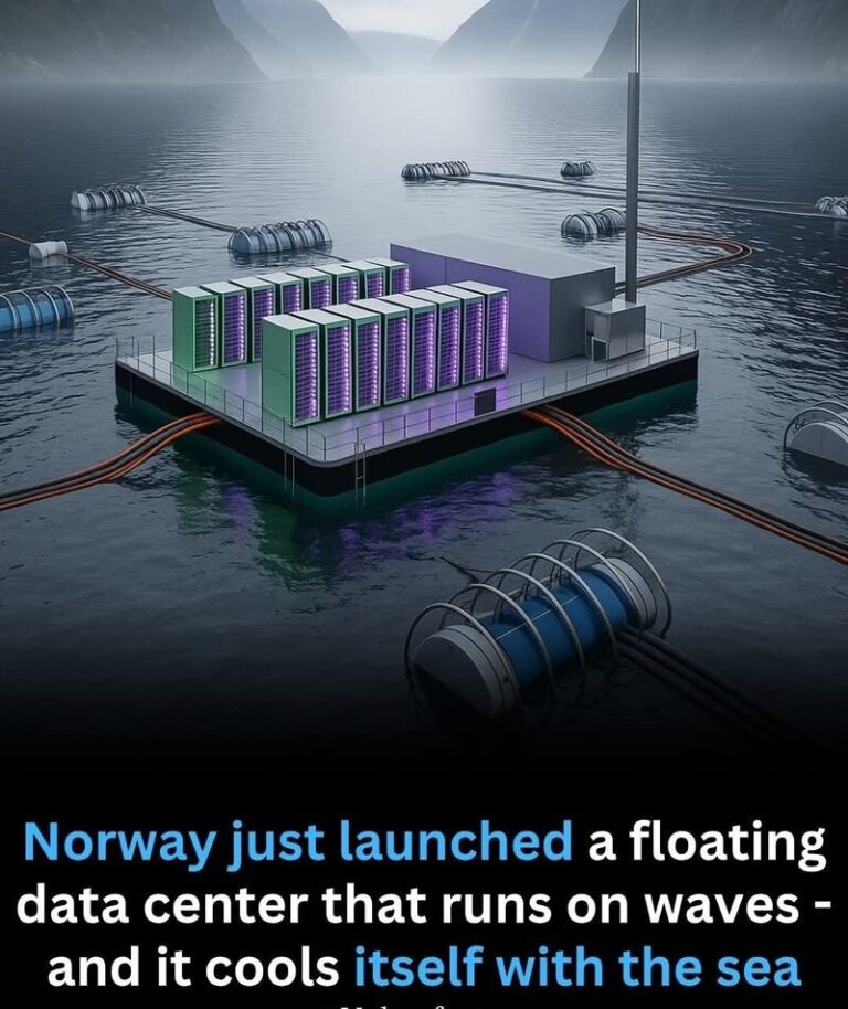 Norwegian floating data center runs on wave energy - Ocean Energy Resources